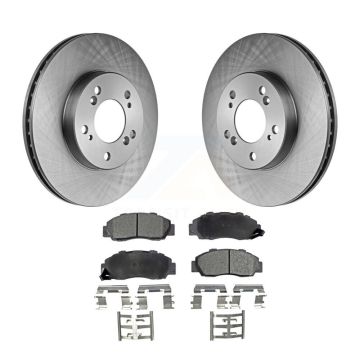 Front Brake Rotors Ceramic Pad Kit For Honda CR-V Acura Prelude Integra Odyssey TL Legend K8T-100250