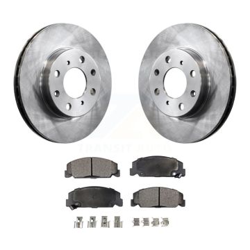 Front Disc Brake Rotors And Ceramic Pads Kit For Honda Civic del Sol CRX K8T-100268