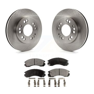 Front Disc Brake Rotors And Ceramic Pads Kit For Eagle Talon Plymouth Laser AWD K8T-100273