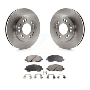 Front Disc Brake Rotor Ceramic Pad Kit For 2001 Mitsubishi Eclipse Galant From 06/01 2.4L K8T-100274
