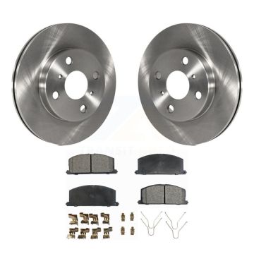 Front Disc Brake Rotors And Ceramic Pads Kit For Toyota Tercel Paseo K8T-100275