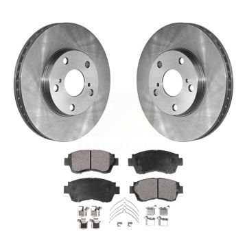 Front Disc Brake Rotors And Ceramic Pads Kit For Toyota Camry Sienna Avalon Lexus ES300 K8T-100276