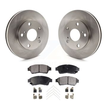 Front Disc Brake Rotors And Ceramic Pads Kit For Toyota Camry 2.2L K8T-100279