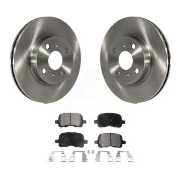 Front Disc Brake Rotors And Ceramic Pads Kit For 1998-2002 Toyota Corolla Chevrolet Prizm K8T-100284