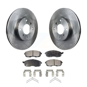 Front Disc Brake Rotors And Ceramic Pads Kit For Nissan Sentra Altima INFINITI G20 K8T-100286