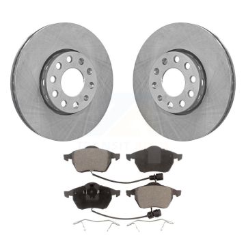 Front Disc Brake Rotors And Ceramic Pads Kit For Audi A6 Quattro 100 K8T-100287