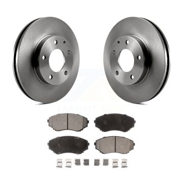 Front Disc Brake Rotors And Ceramic Pads Kit For 2000-2006 Mazda MPV K8T-100292