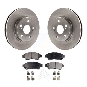 Front Disc Brake Rotors And Ceramic Pads Kit For 1994-1997 Toyota Celica ST K8T-100294