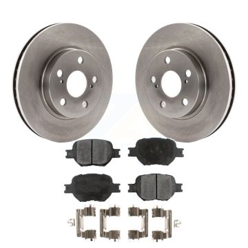 Front Disc Brake Rotors And Ceramic Pads Kit For 2001 Toyota Celica GT K8T-100295