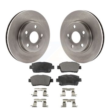 Front Disc Brake Rotors And Ceramic Pads Kit For 2000 Toyota Celica GT K8T-100296