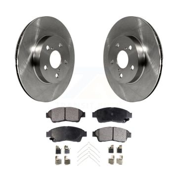Front Disc Brake Rotors And Ceramic Pads Kit For 1996-2000 Toyota RAV4 K8T-100300