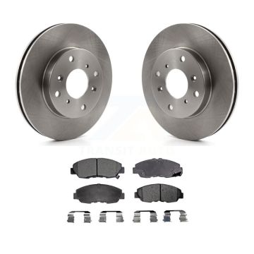 Front Disc Brake Rotors And Ceramic Pads Kit For 1998-2002 Honda Accord Sedan with 2.3L K8T-100309