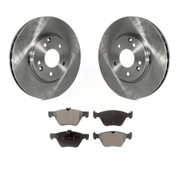 Front Brake Rotor Ceramic Pad Kit For Mercedes-Benz E320 Chrysler Crossfire CLK320 CLK430 K8T-100318