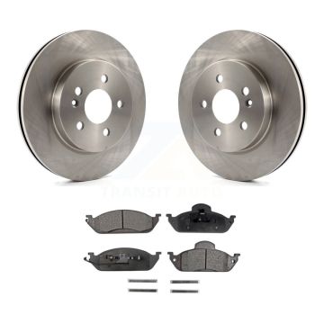 Front Disc Brake Rotors And Ceramic Pads Kit For Mercedes-Benz ML320 ML350 ML430 K8T-100322