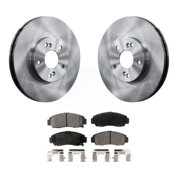 Front Disc Brake Rotors And Ceramic Pads Kit For Honda Accord Acura TSX TL CL K8T-100325