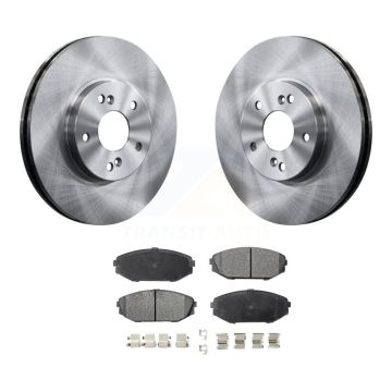 Front Disc Brake Rotors And Ceramic Pads Kit For Honda Odyssey Acura MDX K8T-100326