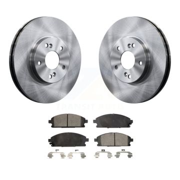 Front Disc Brake Rotors And Ceramic Pads Kit For 2003-2006 Acura MDX K8T-100327
