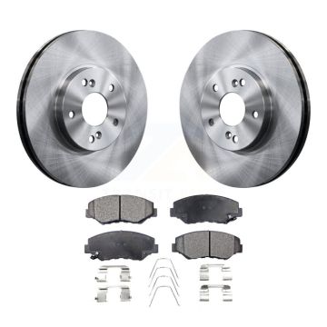 Front Disc Brake Rotors And Ceramic Pads Kit For Honda Pilot Accord K8T-100328
