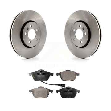 Front Disc Brake Rotors And Ceramic Pads Kit For Volkswagen Jetta Golf Beetle K8T-100330