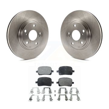 Front Disc Brake Rotors And Ceramic Pads Kit For 1999-2001 Lexus RX300 K8T-100336