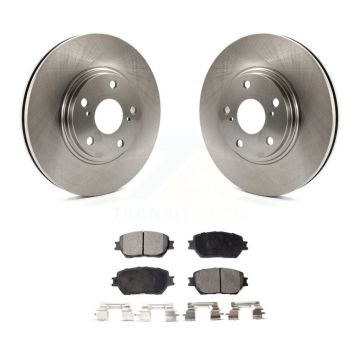 Front Disc Brake Rotors And Ceramic Pads Kit For Toyota Camry K8T-100338