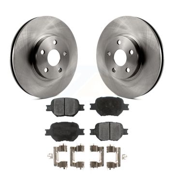 Front Disc Brake Rotors And Ceramic Pads Kit For Toyota Celica Scion tC K8T-100343