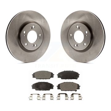 Front Disc Brake Rotors And Ceramic Pads Kit For 2000-2009 Honda S2000 K8T-100345