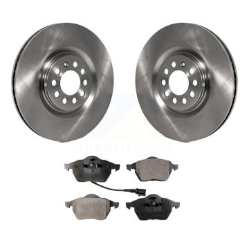 Front Disc Brake Rotors And Ceramic Pads Kit For Volkswagen Jetta Golf Audi TT Quattro K8T-100360
