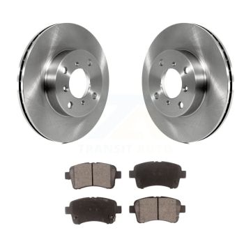 Front Disc Brake Rotors And Ceramic Pads Kit For 2002-2005 Suzuki Aerio K8T-100370