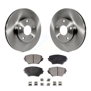 Front Disc Brake Rotors And Ceramic Pads Kit For Toyota RAV4 K8T-100371