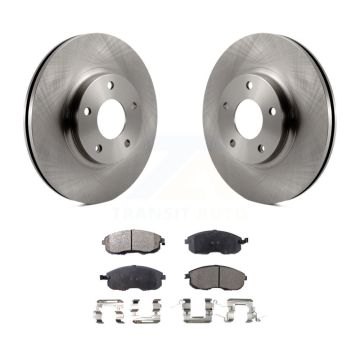Front Disc Brake Rotors And Ceramic Pads Kit For Nissan Altima Maxima INFINITI I35 K8T-100382