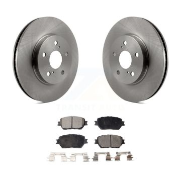 Front Disc Brake Rotors And Ceramic Pads Kit For Toyota Camry K8T-100384