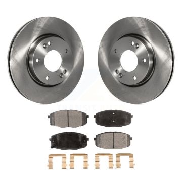 Front Disc Brake Rotors And Ceramic Pads Kit For Hyundai Elantra K8T-100389