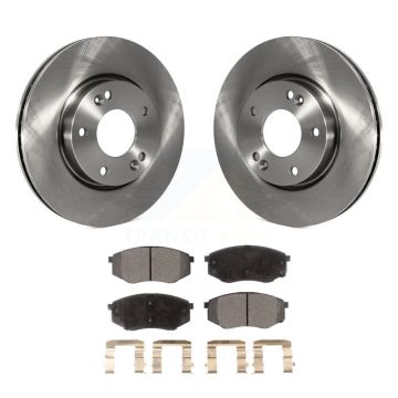 Front Disc Brake Rotors And Ceramic Pads Kit For Hyundai Tucson Kia Sportage FWD K8T-100390