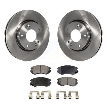 Front Brake Rotor And Ceramic Pad Kit For Hyundai Kia Sonata Tucson Soul Sportage Tiburon K8T-100392