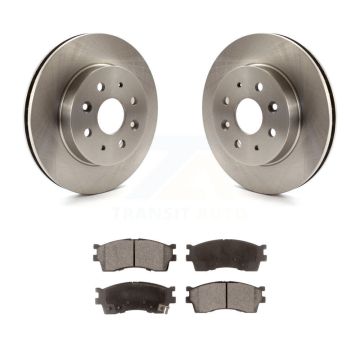 Front Disc Brake Rotors And Ceramic Pads Kit For 2003-2005 Kia Rio K8T-100429