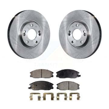 Front Disc Brake Rotors And Ceramic Pads Kit For Kia Amanti Hyundai XG350 K8T-100433