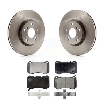 Front Disc Brake Rotors And Ceramic Pads Kit For Acura TL K8T-100439