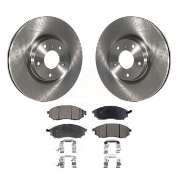 Front Brake Rotors Ceramic Pad Kit For INFINITI Nissan Murano G37 G35 EX35 370Z QX50 350Z K8T-100441