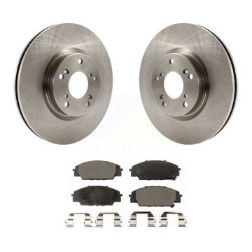 Front Disc Brake Rotors And Ceramic Pads Kit For Honda Civic Acura CSX RSX K8T-100444