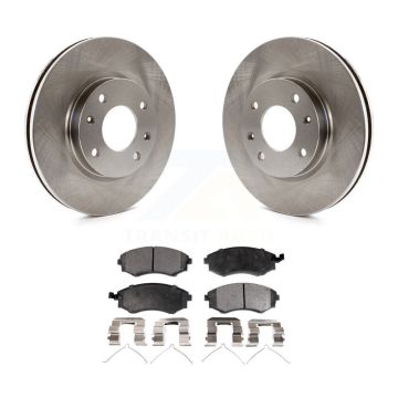 Front Disc Brake Rotors And Ceramic Pads Kit For Hyundai Sonata Kia Optima Magentis K8T-100447