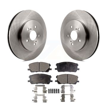 Front Disc Brake Rotor And Ceramic Pad Kit For Lexus RX350 RX330 Toyota Highlander RX400h K8T-100455
