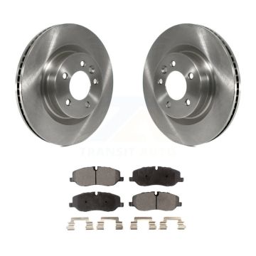 Front Disc Brake Rotors And Ceramic Pads Kit For Land Rover LR3 Range Sport K8T-100456