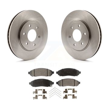 Front Disc Brake Rotors And Ceramic Pads Kit For Nissan Frontier Suzuki Equator K8T-100462