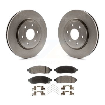 Front Brake Rotors & Ceramic Pad Kit For Nissan Frontier Pathfinder Xterra Suzuki Equator K8T-100464