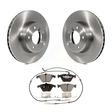 Front Brake Rotors & Ceramic Pad Kit For BMW 530i 530xi 528i xDrive 525i 535i 535xi 528xi K8T-100473