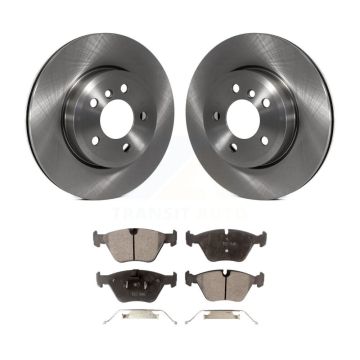 Front Disc Brake Rotors And Ceramic Pads Kit For 2004-2010 BMW X3 K8T-100474