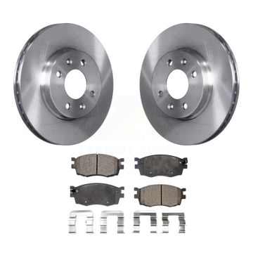 Front Disc Brake Rotors And Ceramic Pads Kit For Hyundai Accent Kia Rio Rio5 K8T-100479