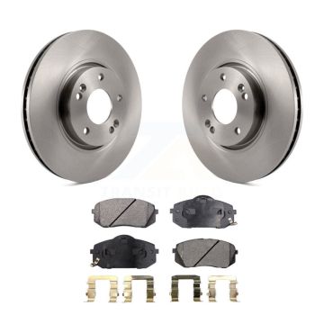 Front Disc Brake Rotors And Ceramic Pads Kit For Hyundai Tucson Kia Sportage Soul EV K8T-100483