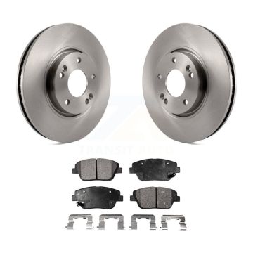 Front Disc Brake Rotors And Ceramic Pads Kit For Hyundai Sonata Kia Optima K8T-100487